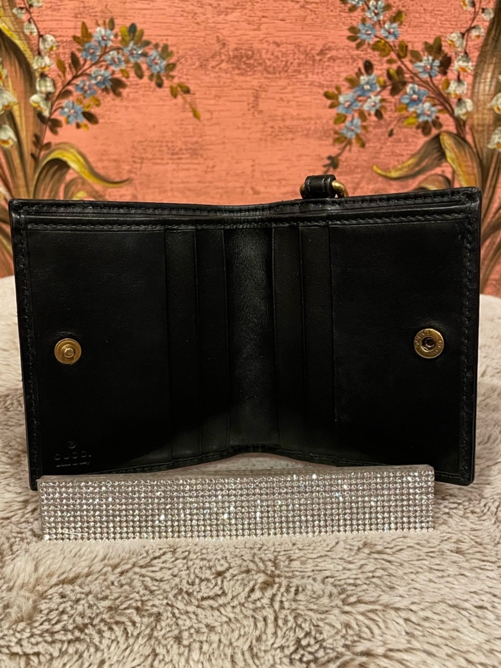 Gucci GG Marmont Card Holder Black Calfskin - Picture 4 of 7